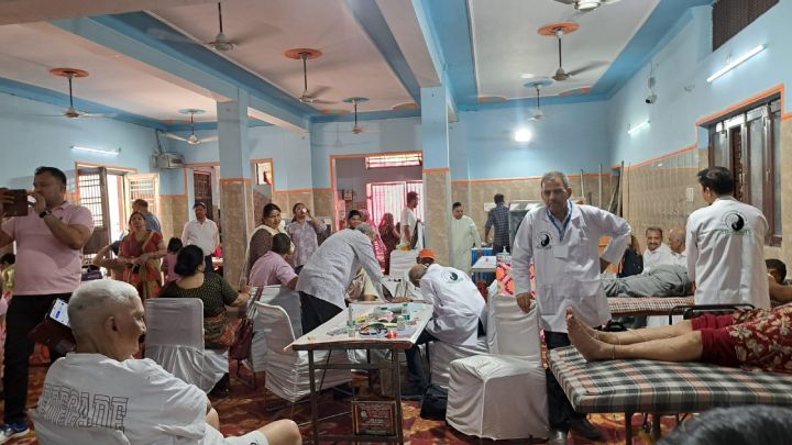 Health Camp Organized by in West Jyoti Nagar, Delhi